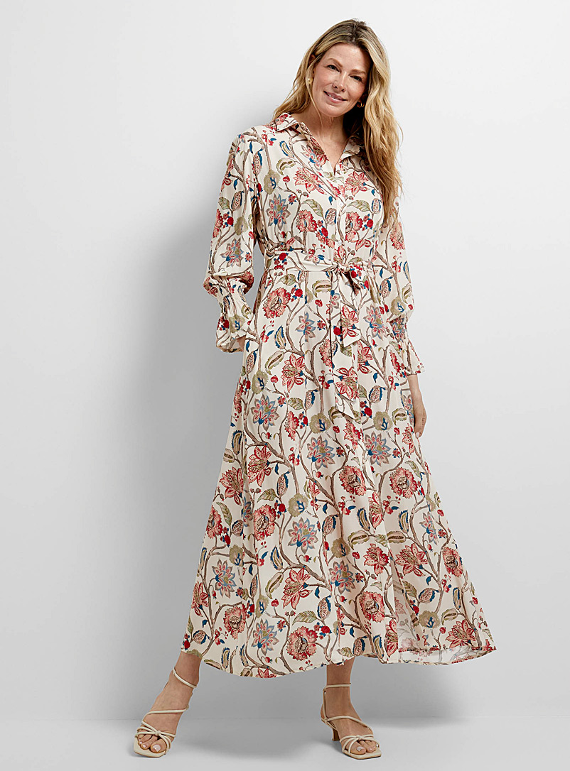 Simons Ruffle Robe Robes longues et Robes maxi pour Femme | Simons Canada