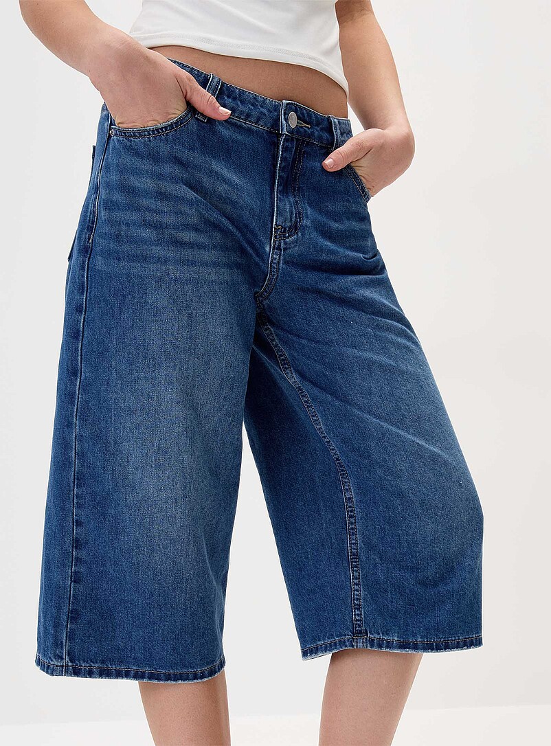 Twik: Le <i>jort</i> ample taille basse Lav&eacute; fonc&eacute; pour femme