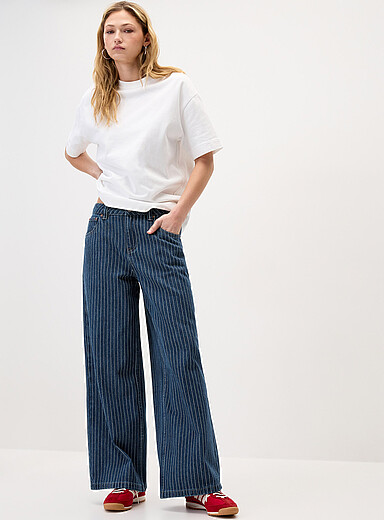 Ultra-wide-leg boyfriend jean <b>Rave fit</b>