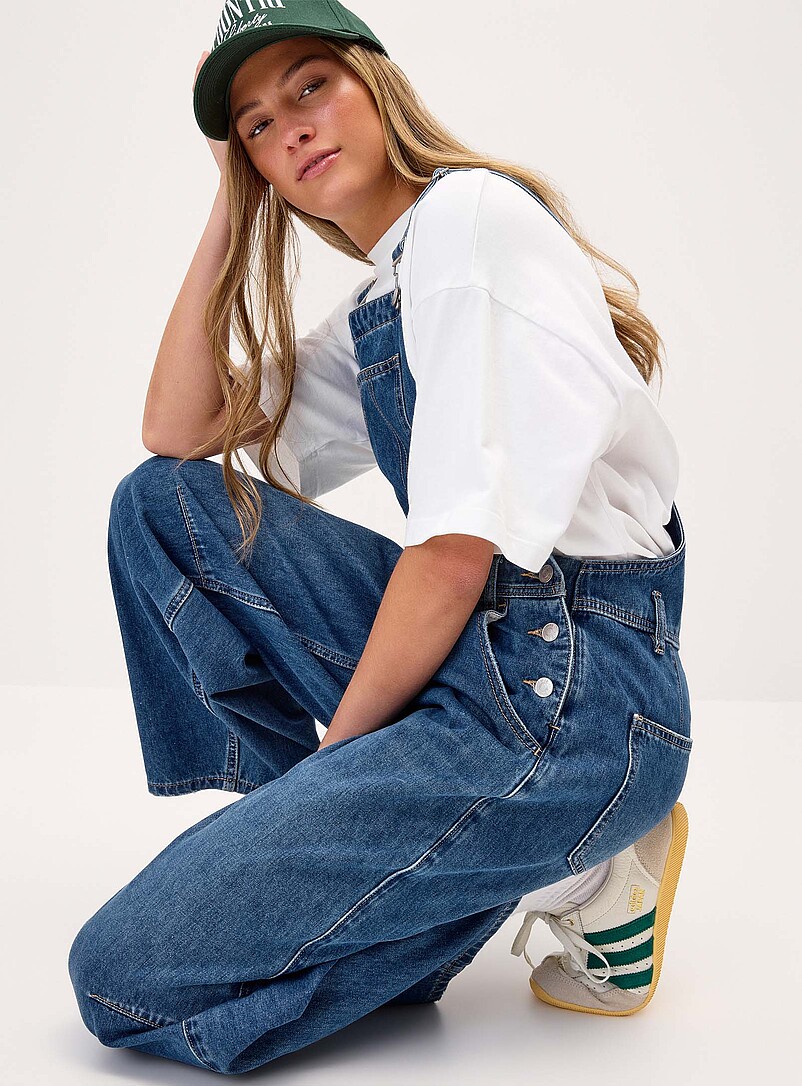 Barrel-leg overalls product image 2