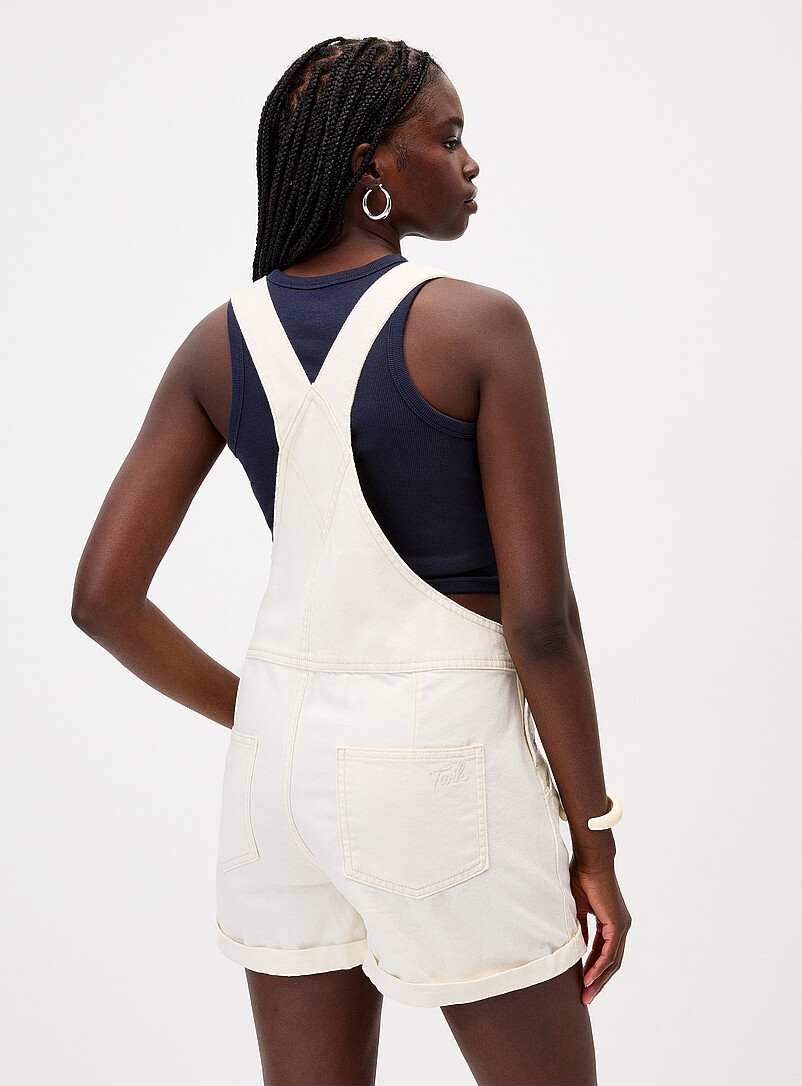 Denim overall shorts product image 3