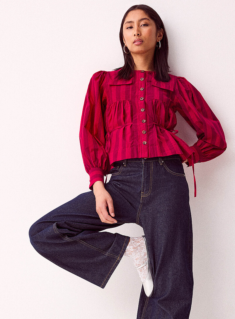 Red stripes blouse | Damson Madder | | Simons