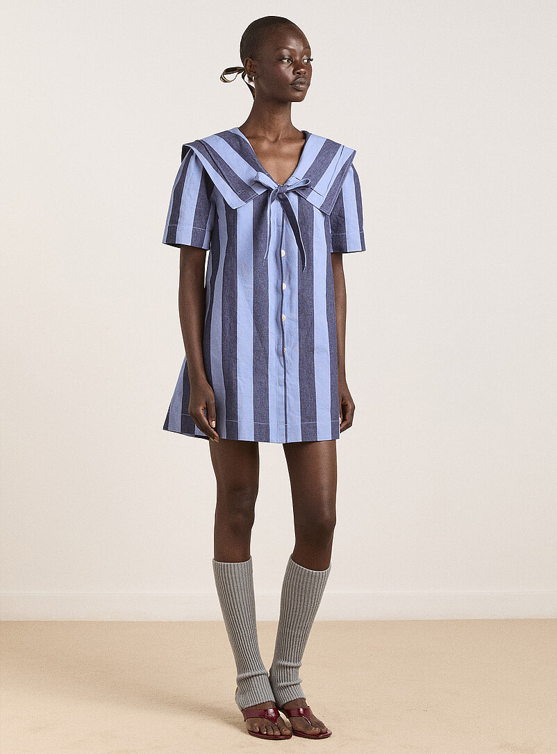 Goldie denim dress | Damson Madder | Women's Short Dresses | Simons