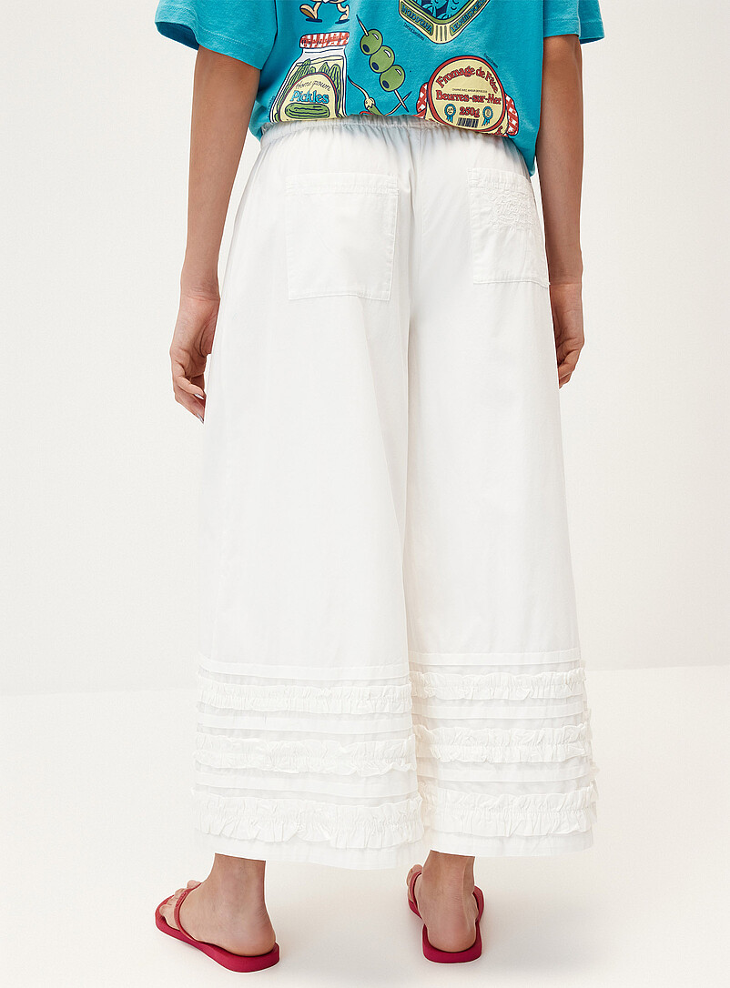 Damson Madder: Le pantalon <i>bloomer</i> Florintina Blanc cass&eacute; pour femme