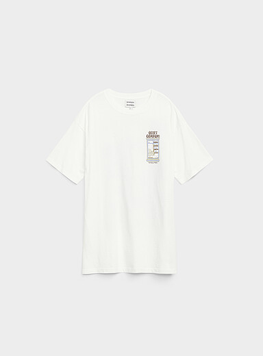 Damson Madder Ecru/Linen Quiet Company T-shirt for women