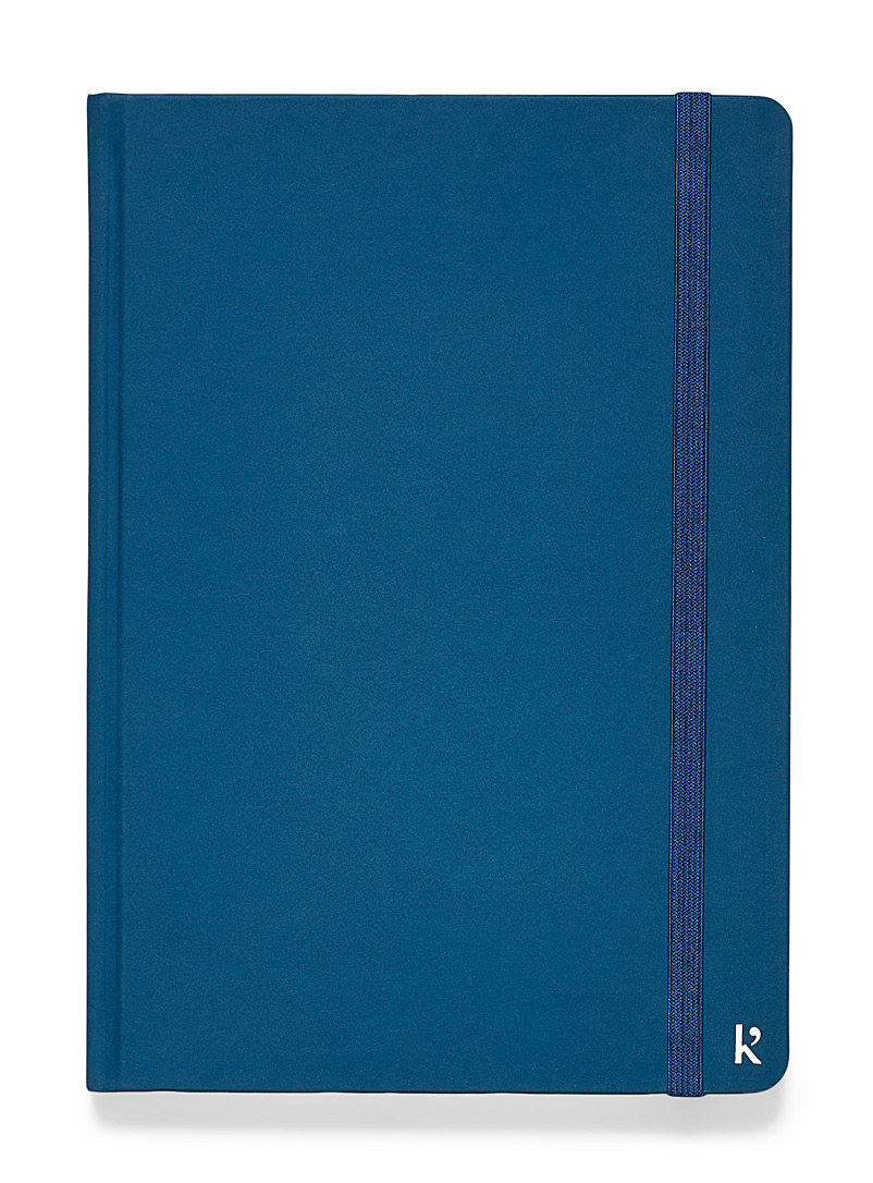 Karst Marine Blue Recycled stone A5 notebook for women