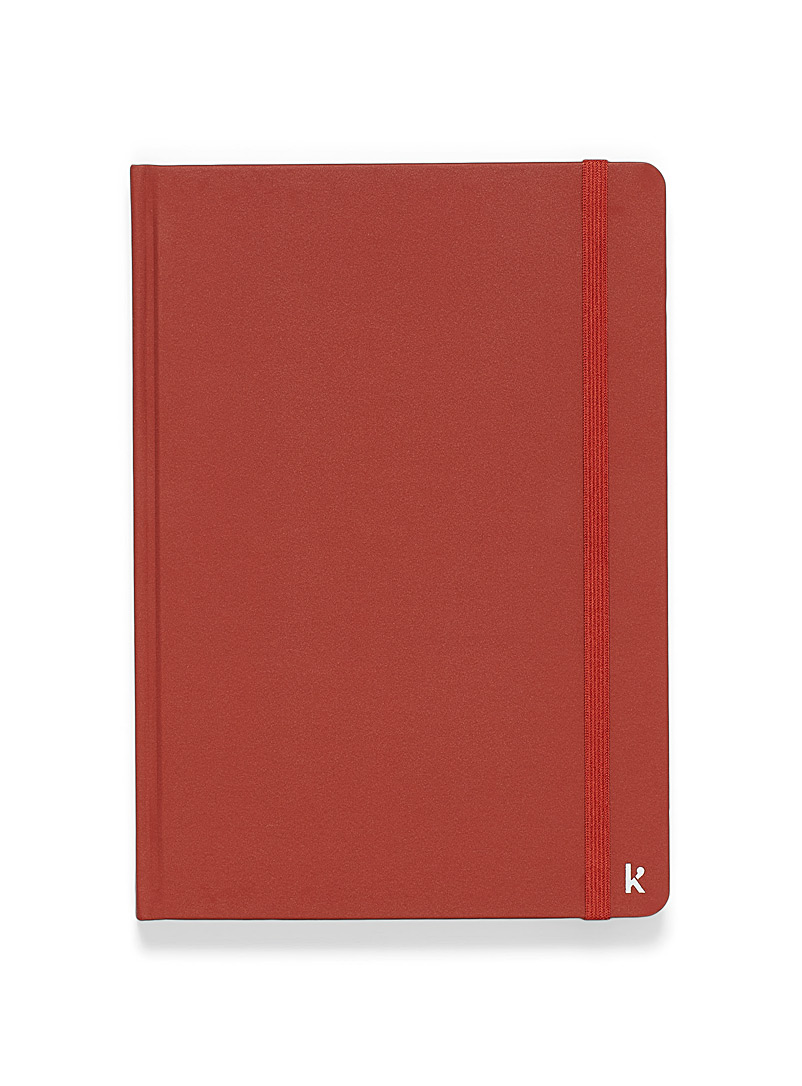 Karst Red Recycled stone A5 notebook for women