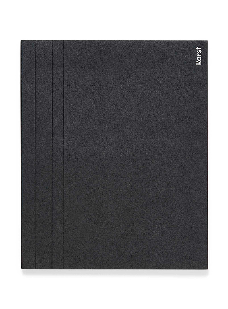 Karst Black Recycled stone sketchbook for women