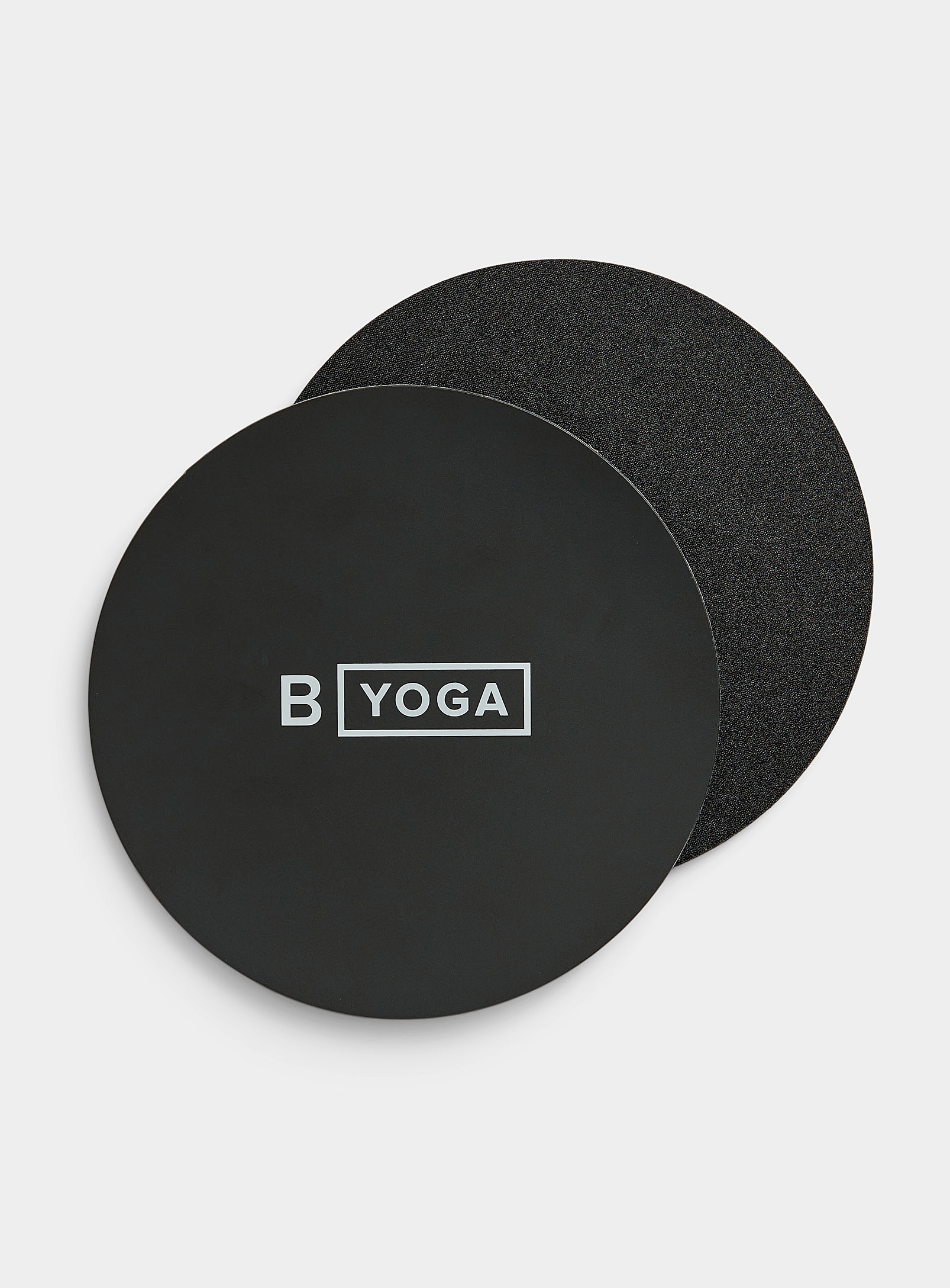 B Yoga Strength Sliders Set Of 2 In Black