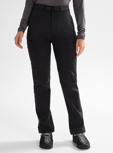 I.FIV5 Black Utility soft-shell pant for women