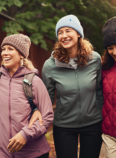 Grid fleece-lined soft-shell jacket | I.FIV5 | Women's Rain Jackets ...