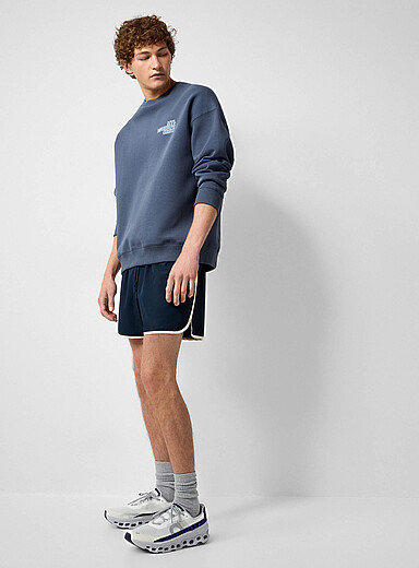 Le short extensible lis&eacute;r&eacute; r&eacute;tro Longueur 5 po