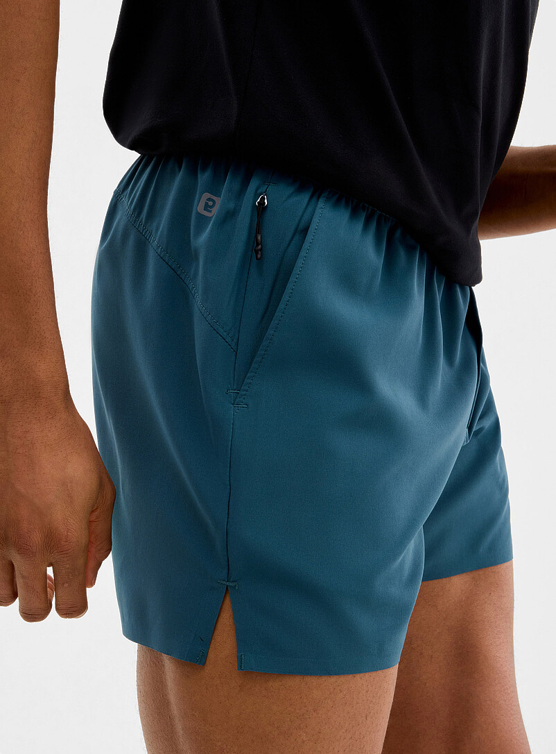 I.FIV5: Le short extensible minimaliste sans dessous Longueur 5 po Brun pour homme
