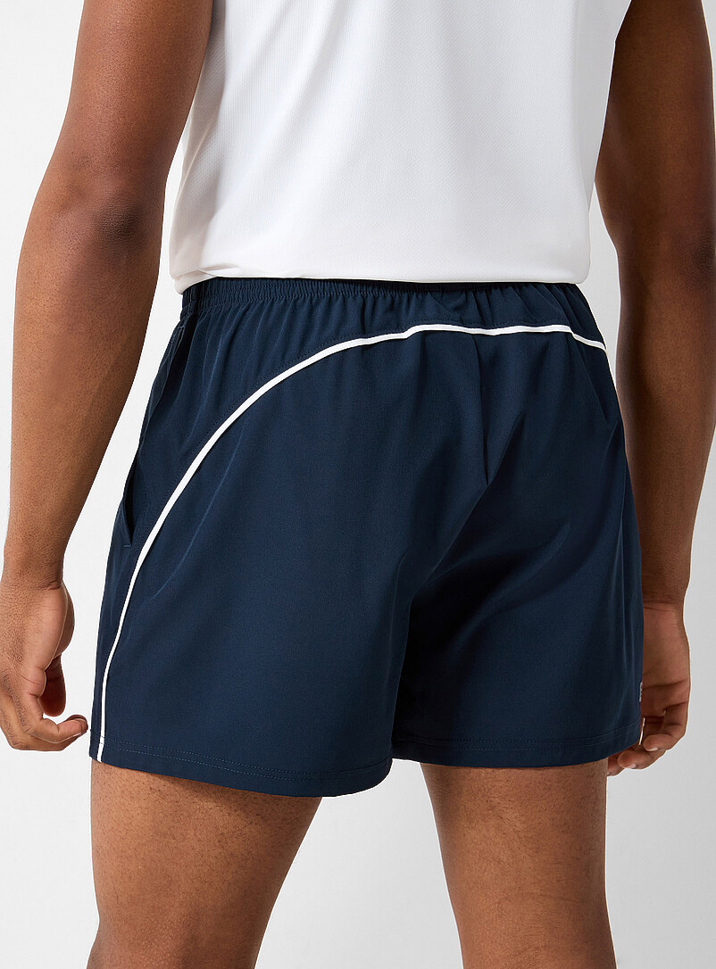 I.FIV5: Le short extensible lis&eacute;r&eacute; sans dessous Longueur 4,5 po Bourgogne pour homme