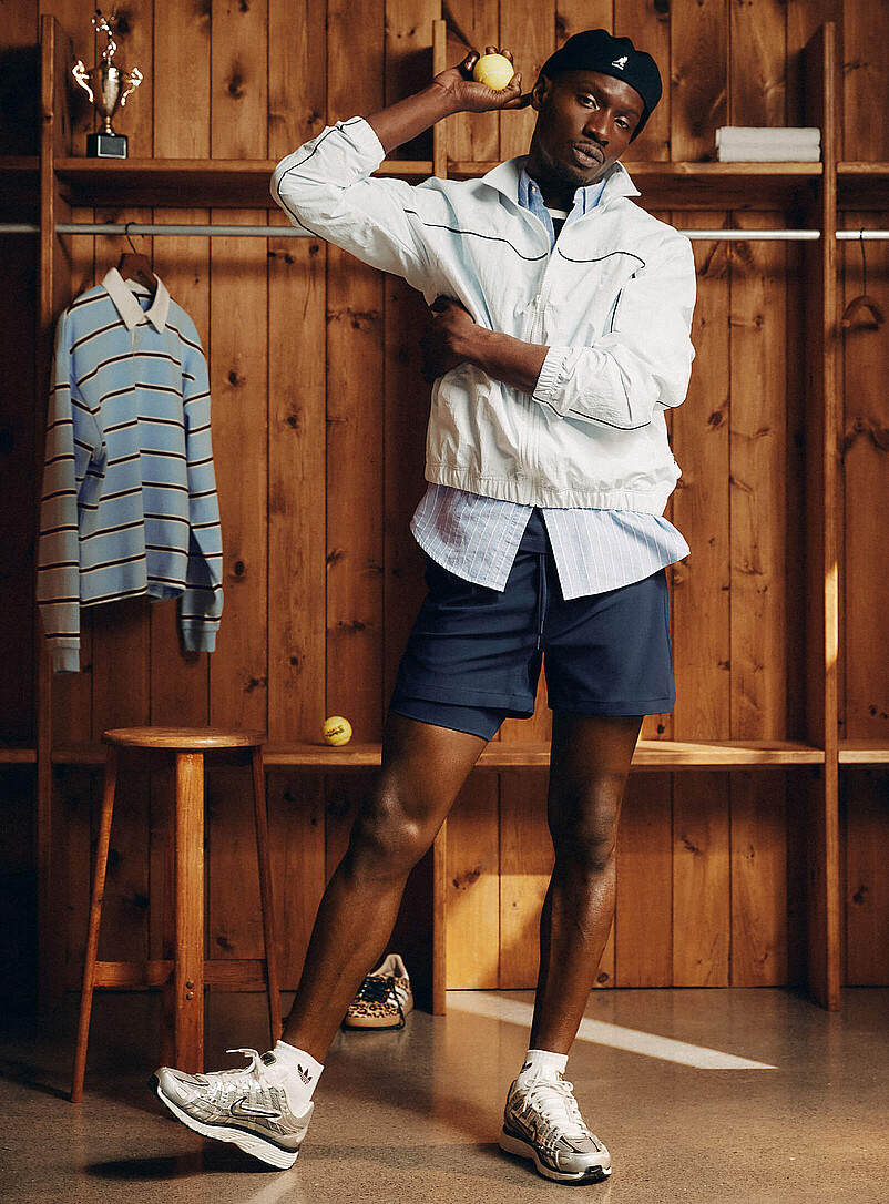 Built-In Liner Stretch Jersey Short Length: 4.5"
