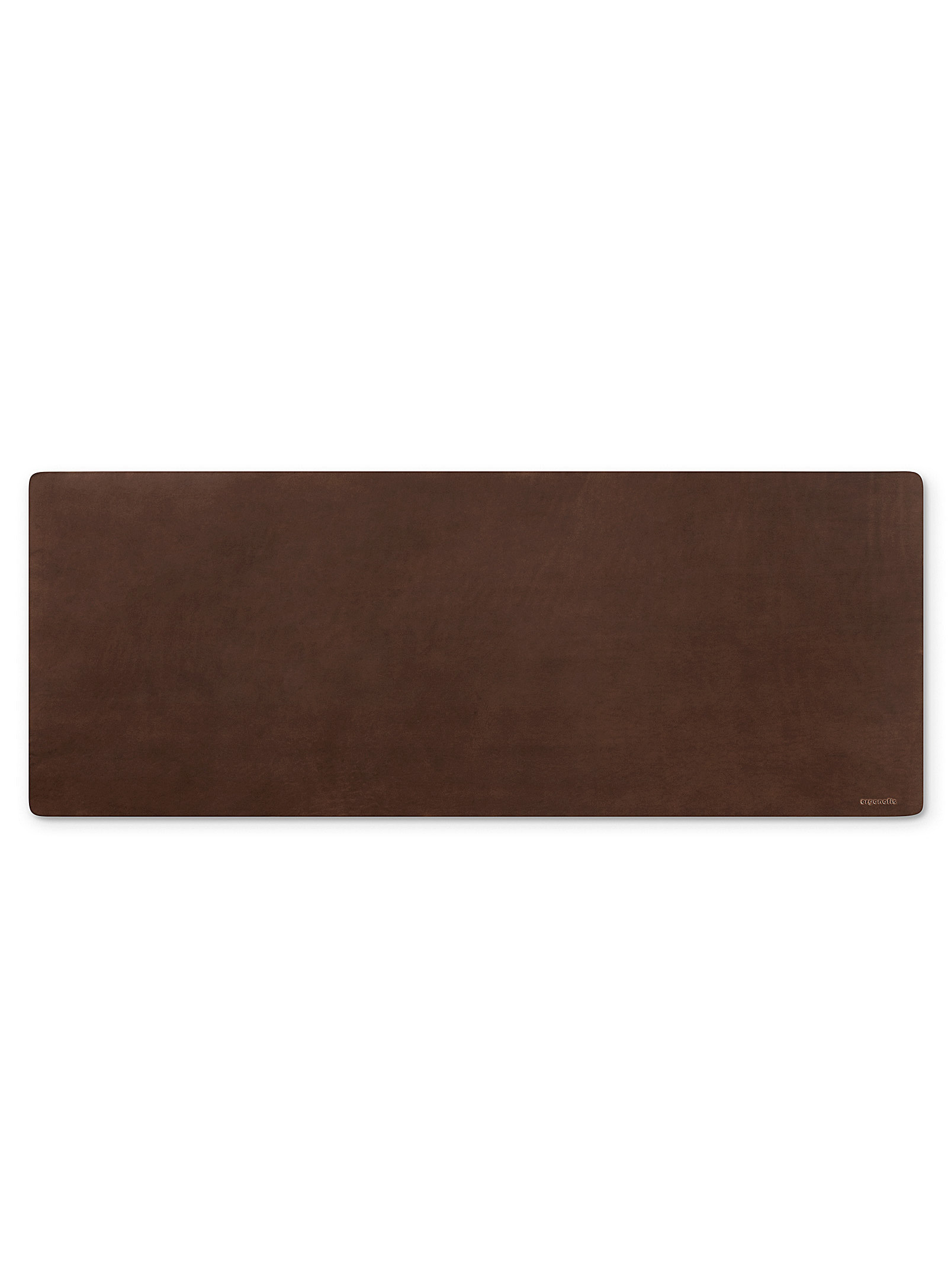Ergonofis Leather Desk Pad In Brown