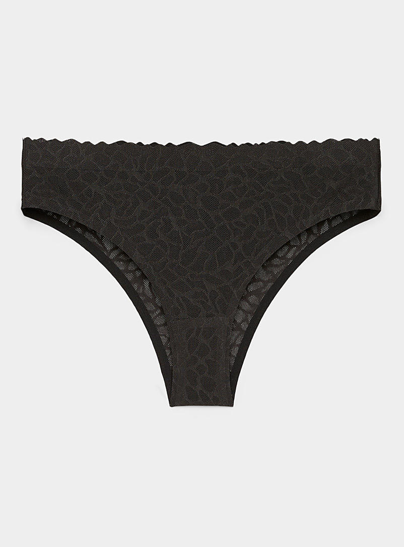 Sloggi Black Zero Feel lace Brazilian panty for women