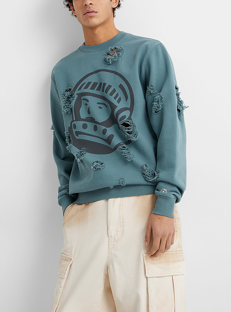 Billionaire Boys Club Baby Blue Astronaut print sweatshirt for men