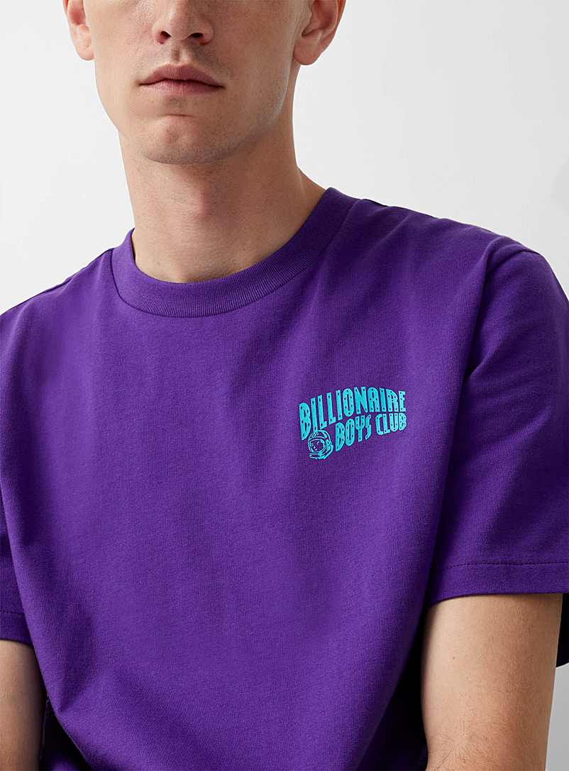 Billionaire Boys Club: Le t-shirt logo BBC Mauve pour homme