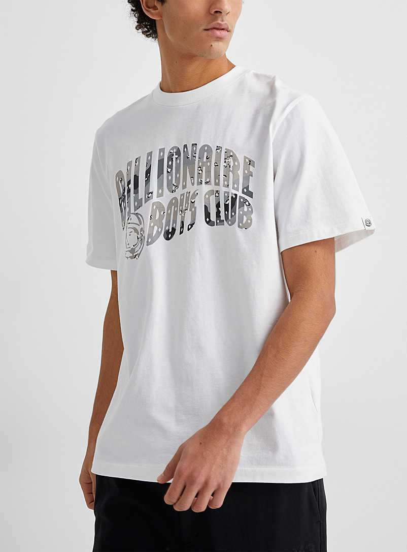 Billionaire Boys Club White Camo signature T-shirt for men