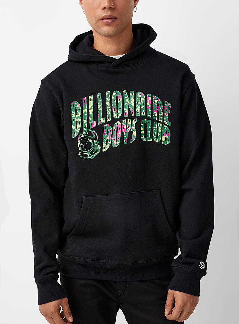 Billionaire Boys Club Black Neon camo signature hoodie for men