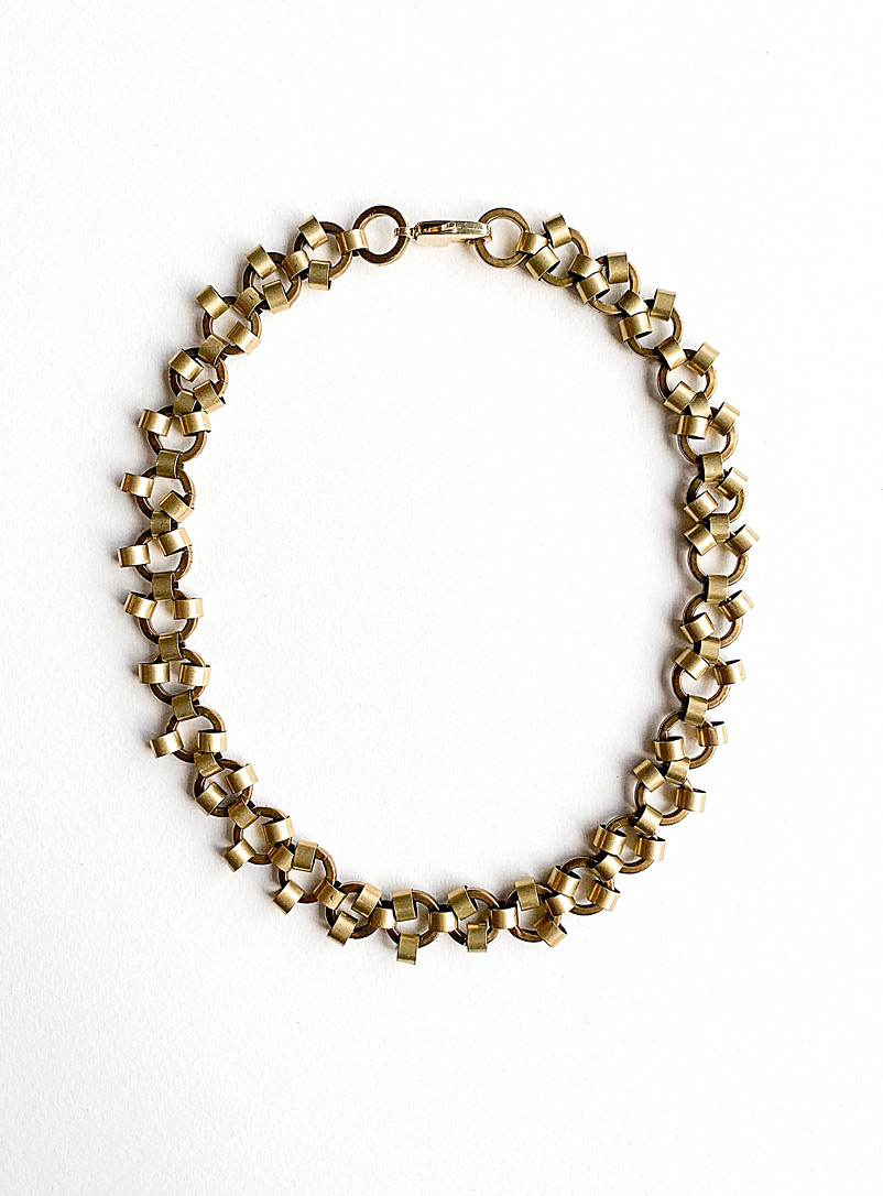 Michelle Ross Gold Gessica necklace