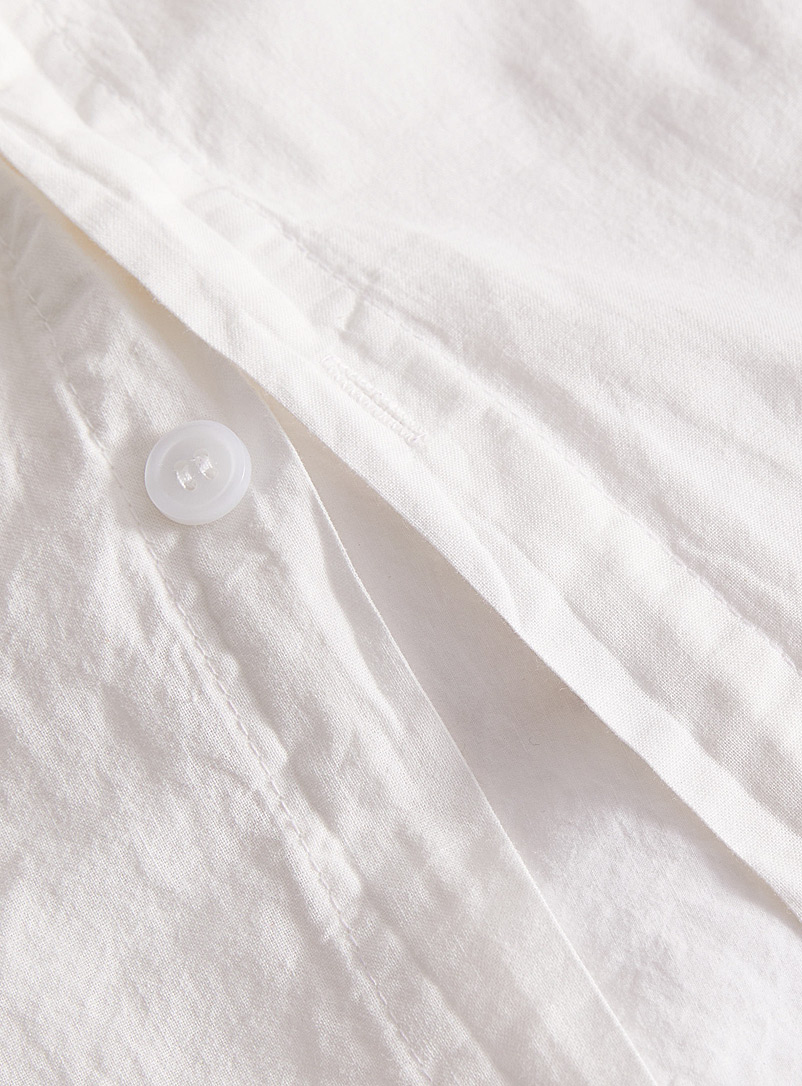 Simons Maison Khaki Solid pure organic cotton duvet cover set