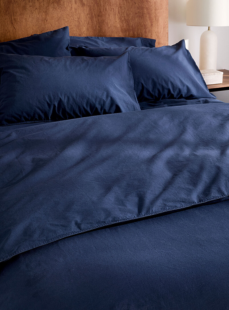 Simons Maison Khaki Solid pure organic cotton duvet cover set