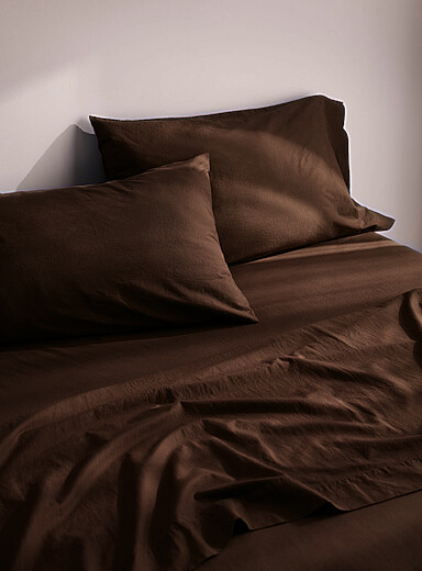 Colourful pure organic cotton bed sheet set Fits mattresses up to 16 in 144-thread-count