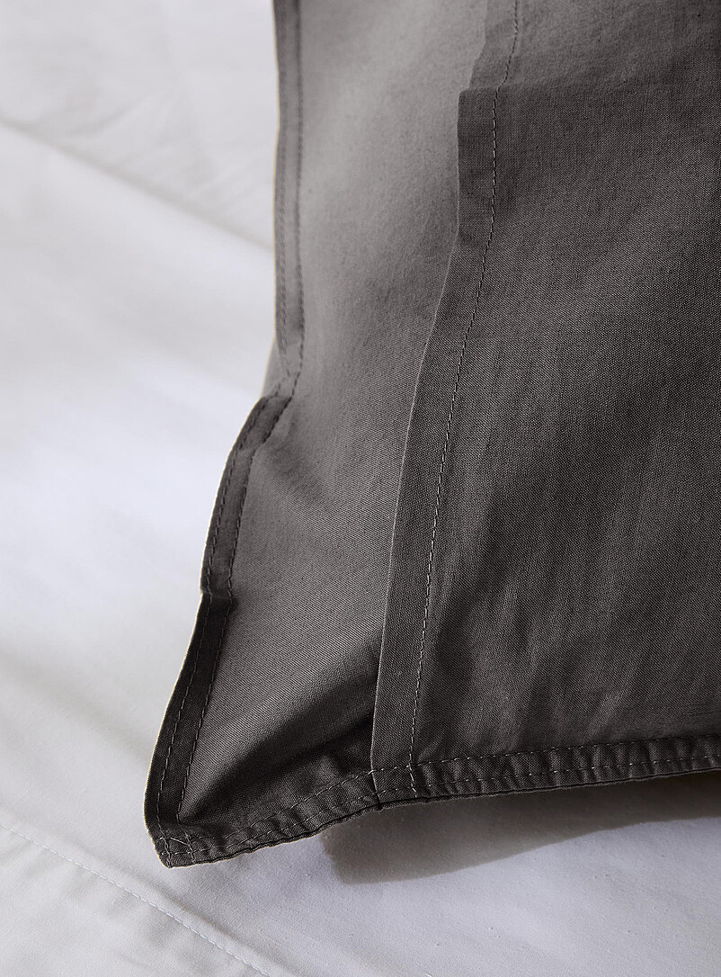 Simons Maison Off White Solid 100% organic cotton body pillow sham