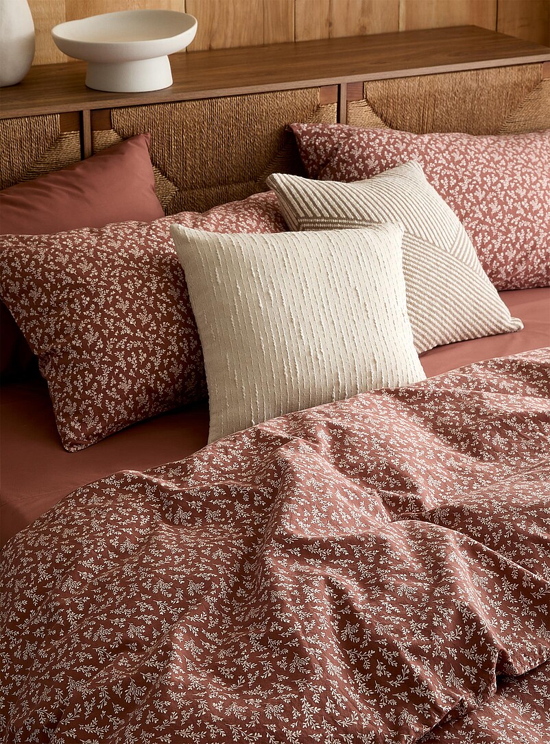 Simons Maison: L'ensemble housse doux feuillage Terracotta