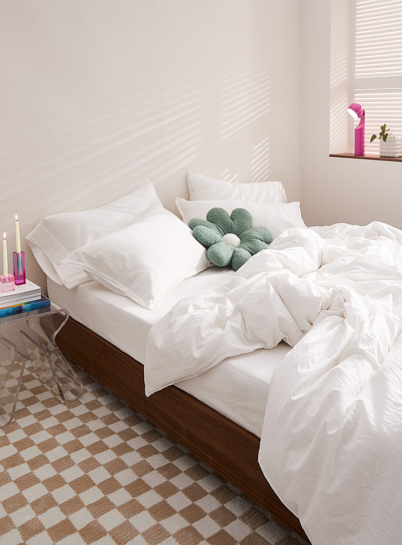 Solid Pure Organic Cotton Duvet Cover Set