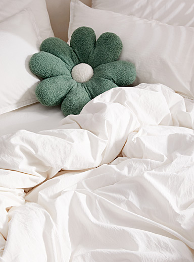 Solid pure organic cotton duvet cover set