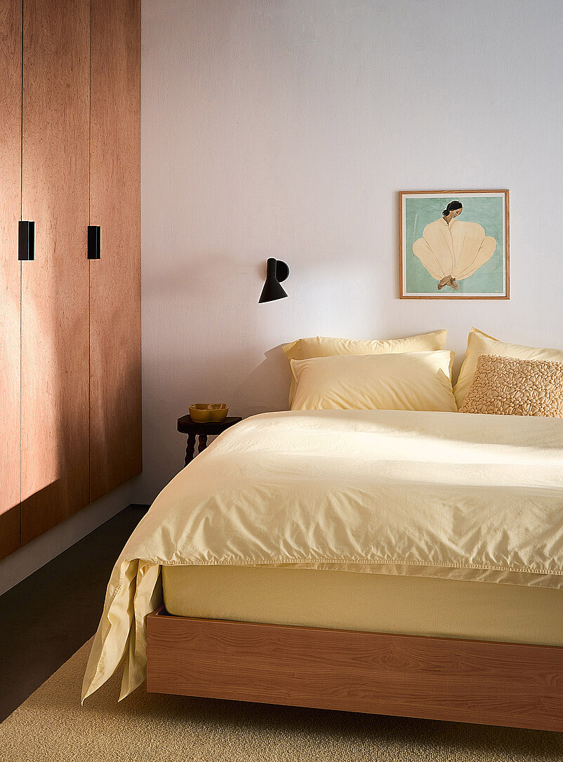 Solid Pure Organic Cotton Duvet Cover Set
