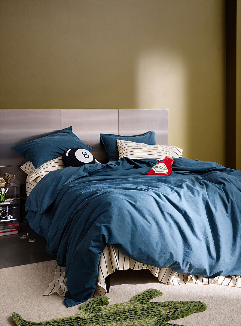 Colourful pure organic cotton duvet cover set product image (primary)