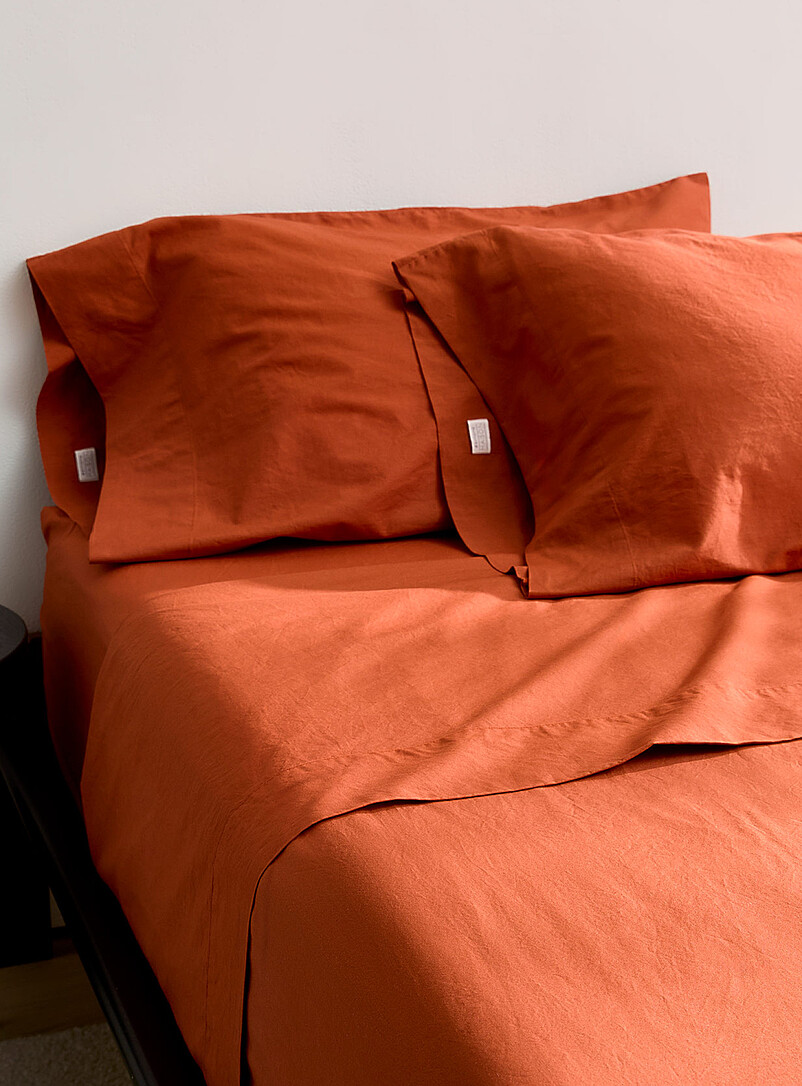Solid Pure Organic Cotton Pillowcases Set Of 2 144-Thread-Count