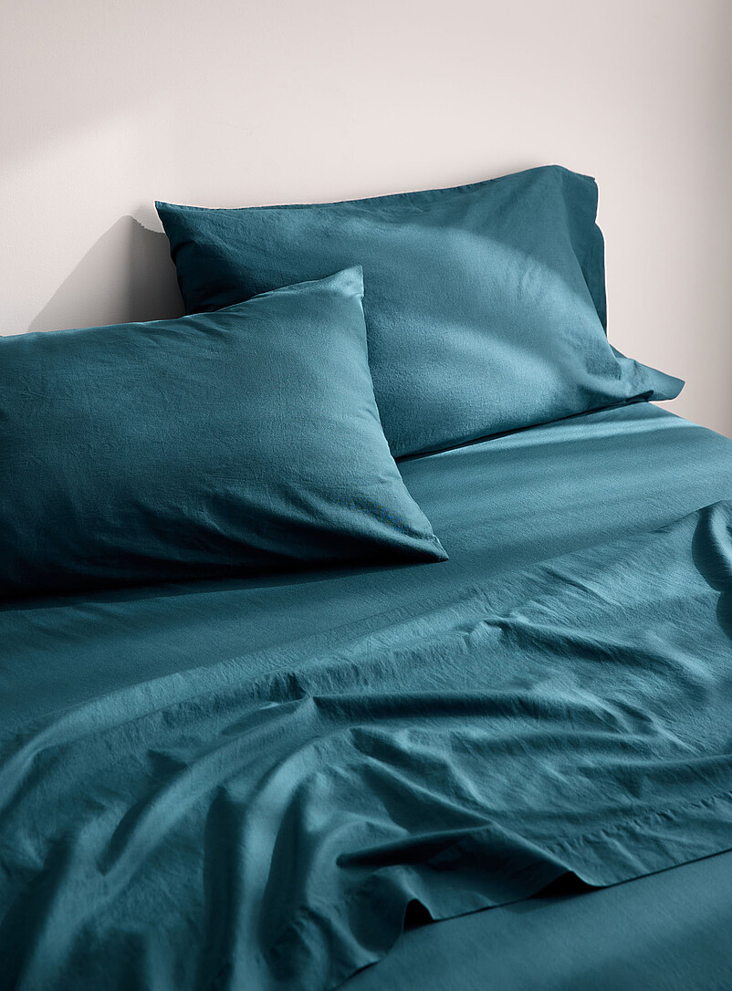 Colourful Pure Organic Cotton Bed Sheet Set Fits Mattresses Up To 16 In 144-Thread-Count