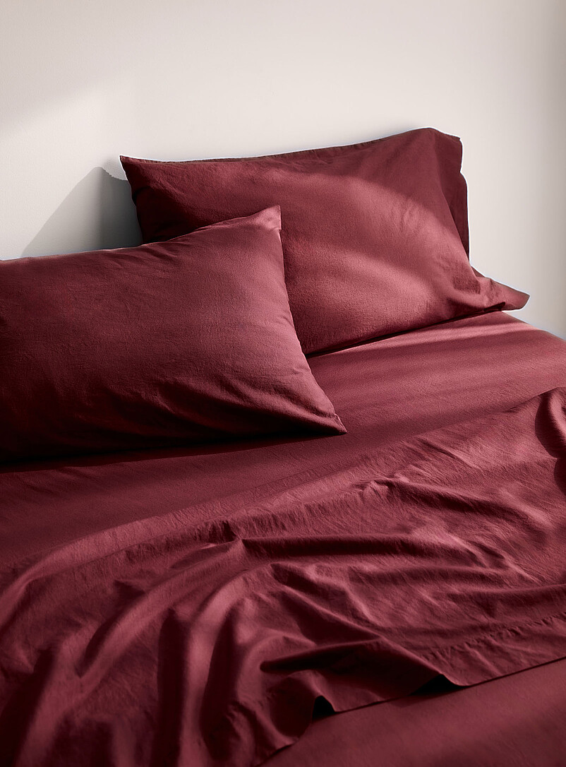 Colourful pure organic cotton bed sheet set Fits mattresses up to 16 in 144-thread-count product image (primary)
