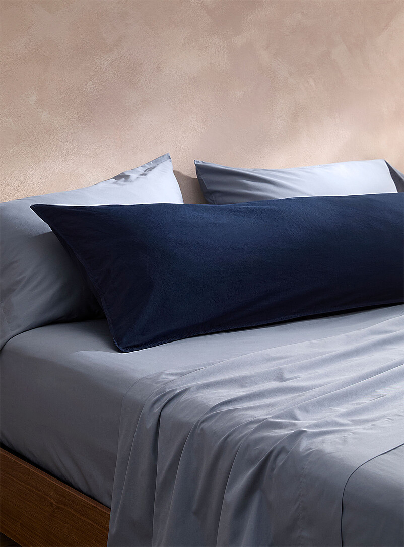 Solid 100% Organic Cotton Body Pillow Sham