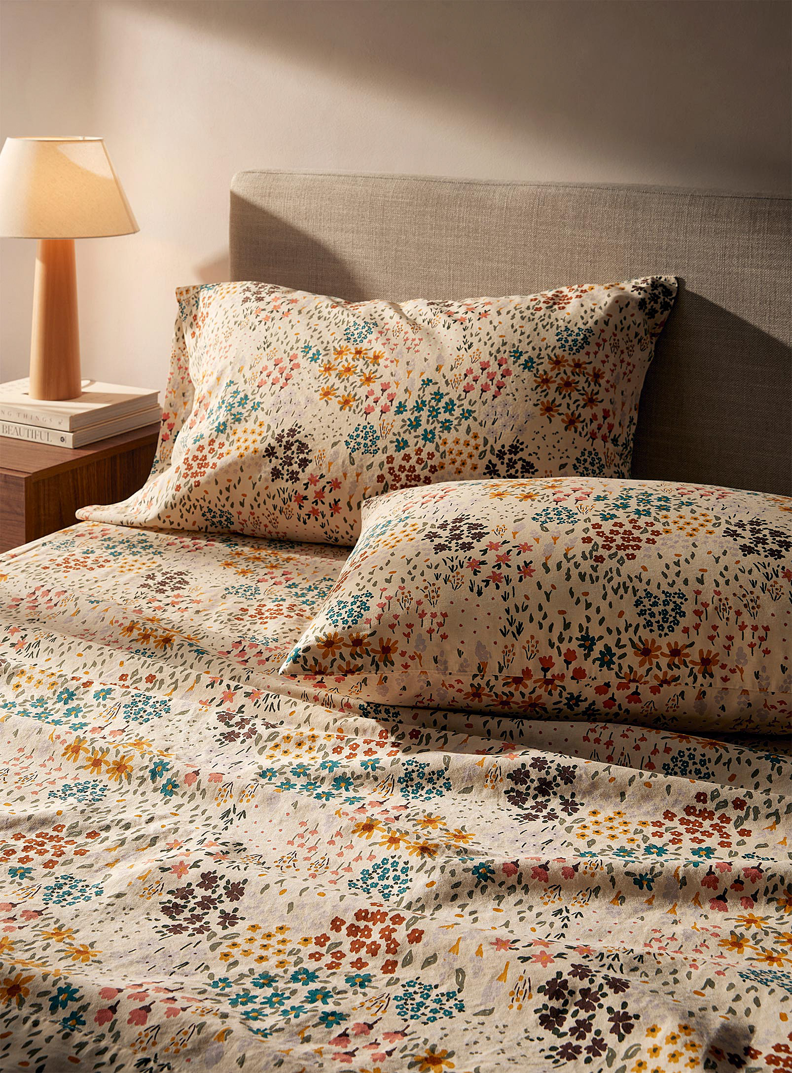Simons Maison Flower Garden Sheet Set Fits Mattresses Up To 16 In In Assorted