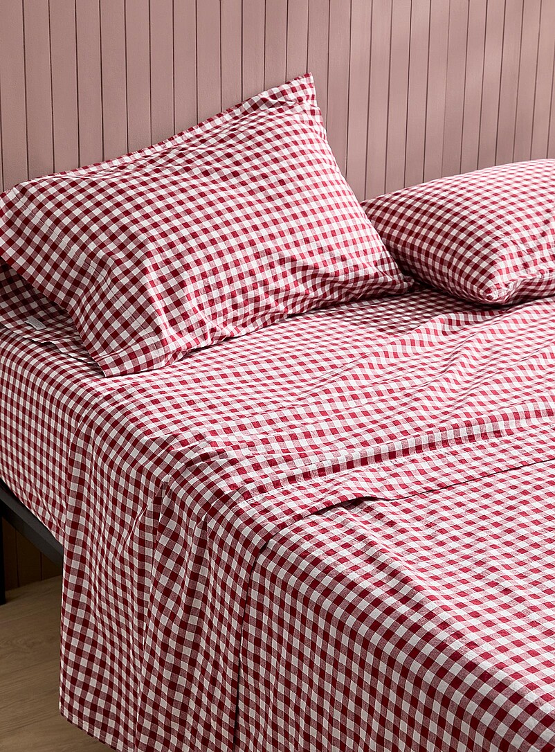Gingham Sheet Set