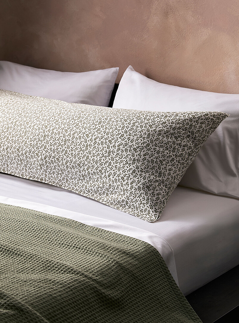 Soothing foliage body pillow sham product image (primary)
