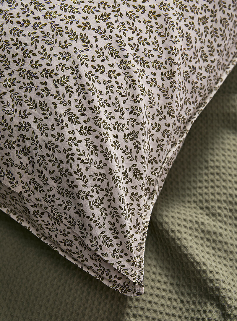 Soothing foliage body pillow sham product image 2