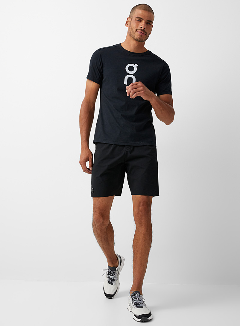 On Black Hybrid 2-in-1 shorts for men