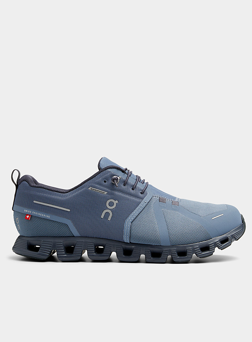 On: Le sneaker Cloud 5 Waterproof Homme Bleu moyen-ardoise pour homme