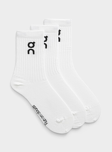 Les chaussettes haute logo Ensemble de 3