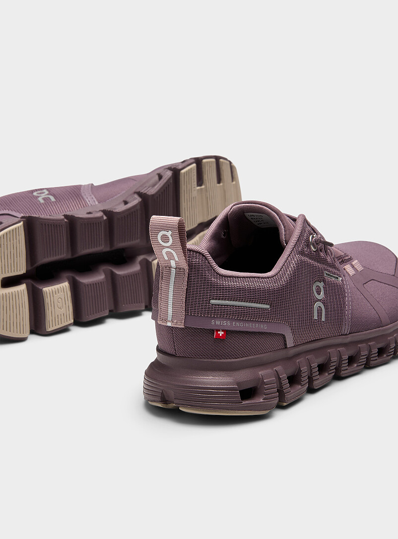 On Grape/Dark Crimson Purple Cloud 6 waterproof sneakers Women for women