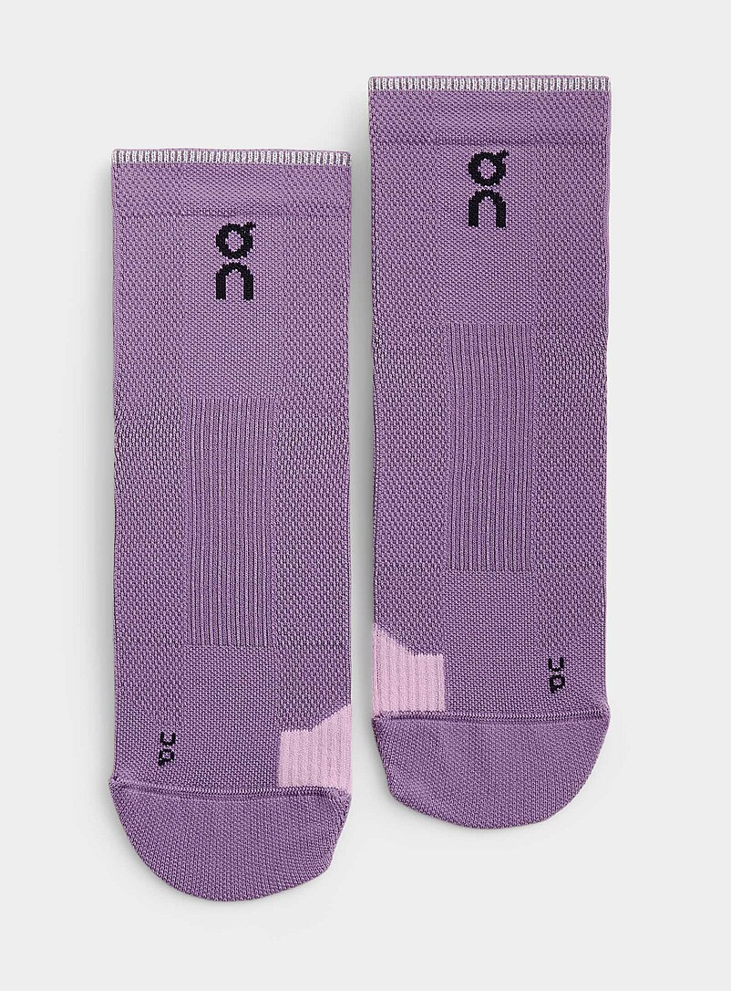On: La chaussette Performance Run Blanc pour homme