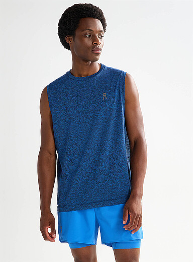 Train Flex micro-perforated sleeveless T-shirt