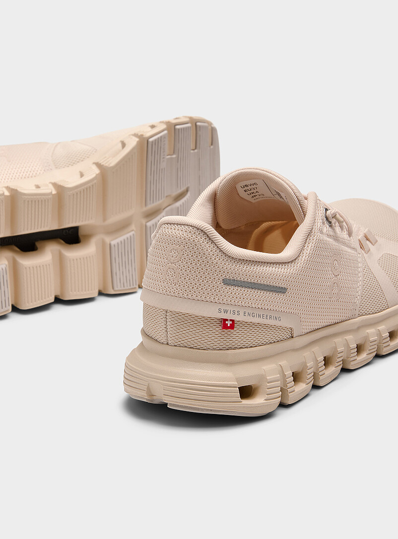 On Light beige Sand beige Cloud 6 sneakers Women for women